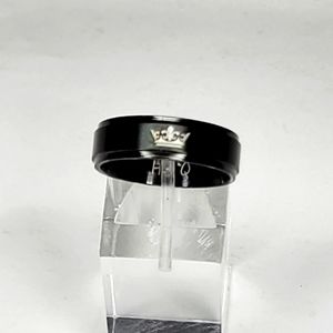 Titanium His Queen Ring band